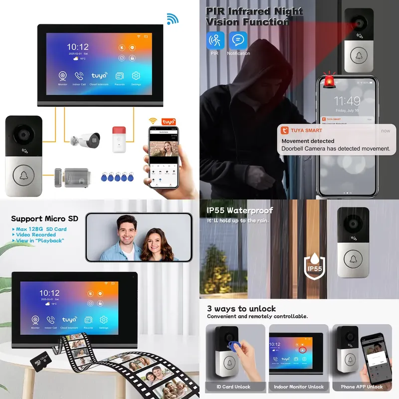 Video Doorbell - 【CHIMU HOME】 2026년형 새로운 IP 비디오
