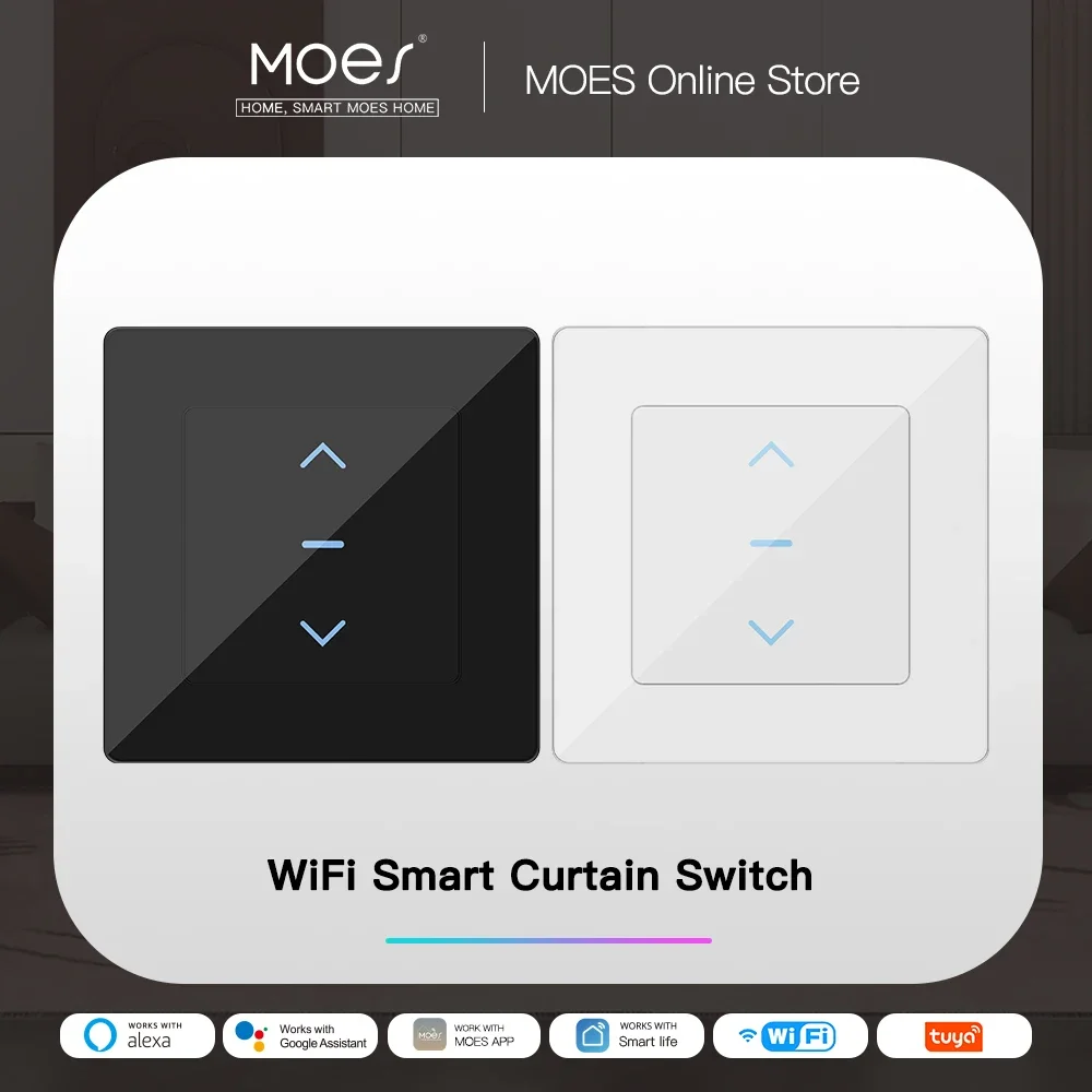 Smart Home Blinds - 모스 터치 디자인 와이파이 스마트 커튼
