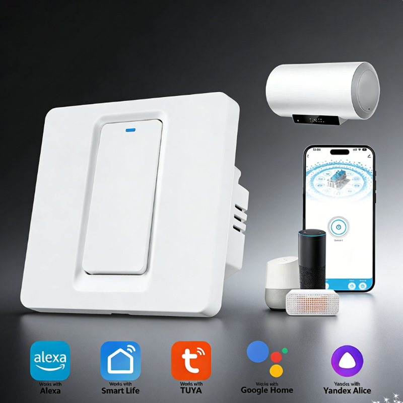 Smart Home Ikea - 스마트 온수기 스위치/WiFi&블루투스 터치 컨트롤은 Alexa/Google