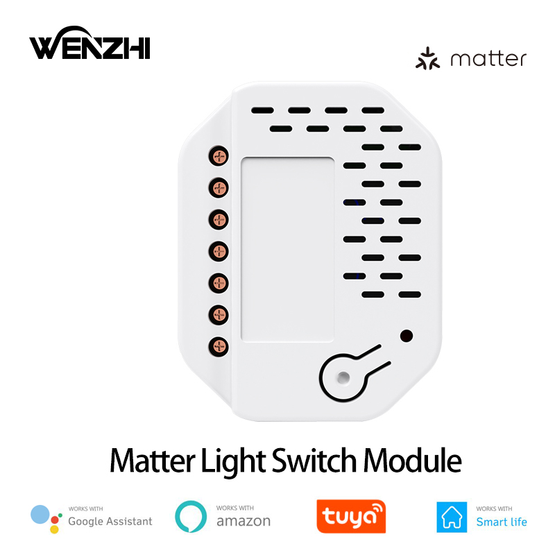 Smart Home Matter - 매터 라이트 스위치 모듈 2갱 릴레이