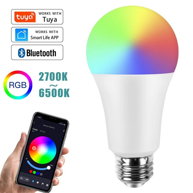 Voice Control Light Bulb - E27 WiFi 스마트 LED 전구 RGBCW