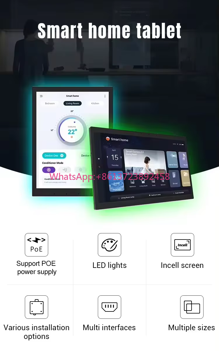 Smart Home Mqtt - 2026년형 안드로이드 POE 태블릿 10.1인치 스마트