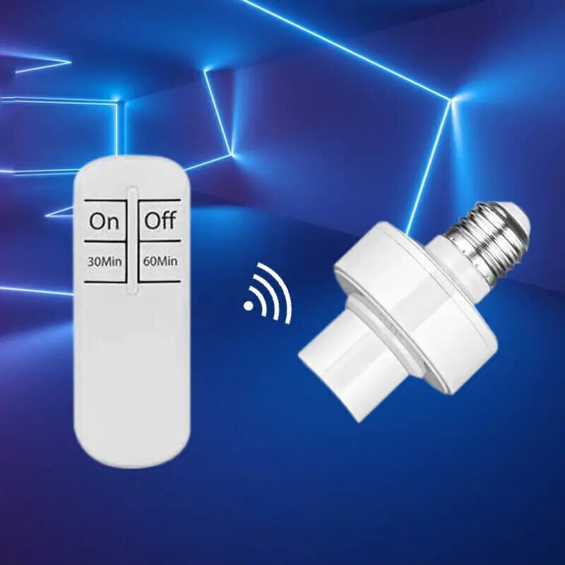Voice Control Light Bulb - 무선 E27 LED 전구 거치대, AC
