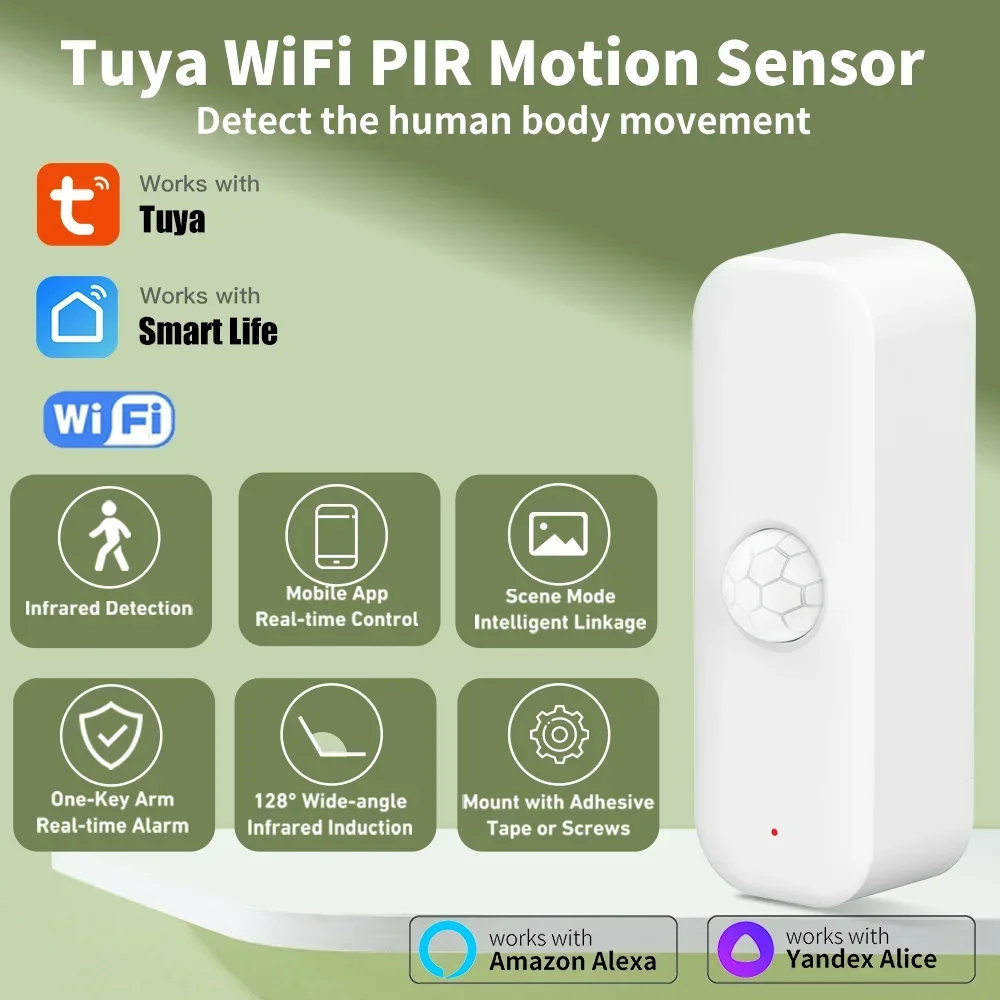 Smart Home Features - 투야 와이파이 모션 센서 PIR 스마트