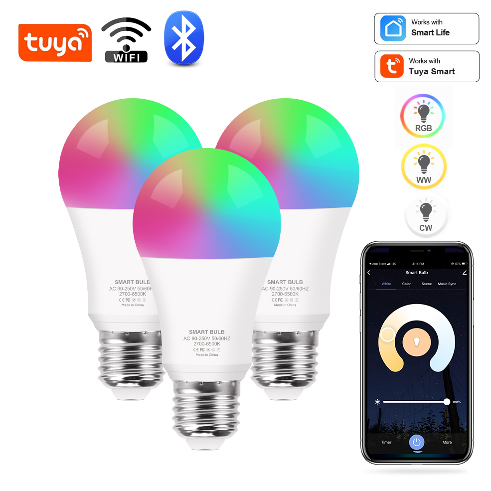 Alexa Compatible Bulb - Tuya Wifi/블루투스 스마트 전구 Alexa Led