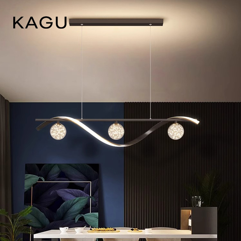 Voice Control Light Bulb - 현대 미니멀리스트 LED 펜던트 램프 커피