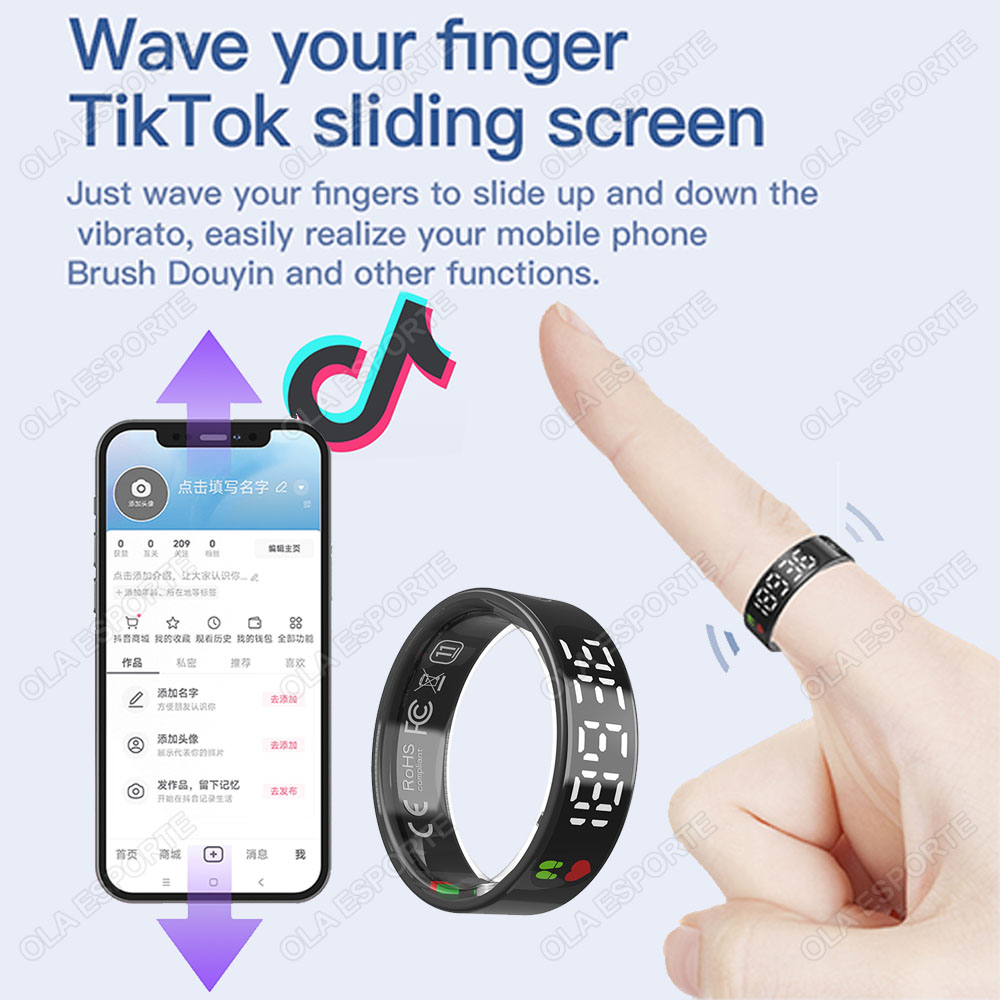 남녀공용 충전 케이스 포함 SR08 스마트 링, LED - Smart Home Trainer 리뷰 및 가격