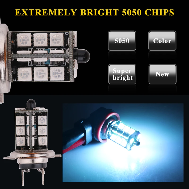 2개 881 LED RGB 5050 칩 880 RGB  - Voice Control Light Bulb 리뷰 및 가격