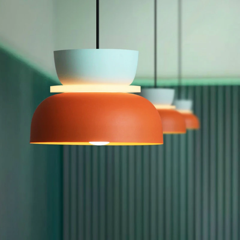 현대적인 마카롱 LED 펜던트 램프, 화려한 철제 행잉 - Voice Control Light Bulb 리뷰 및 가격