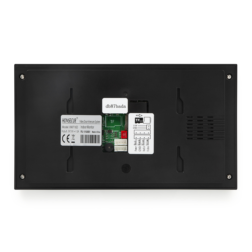 HOMSECUR XM716D Tuya 앱 HDS 비디오 - Video Doorbell 리뷰 및 가격