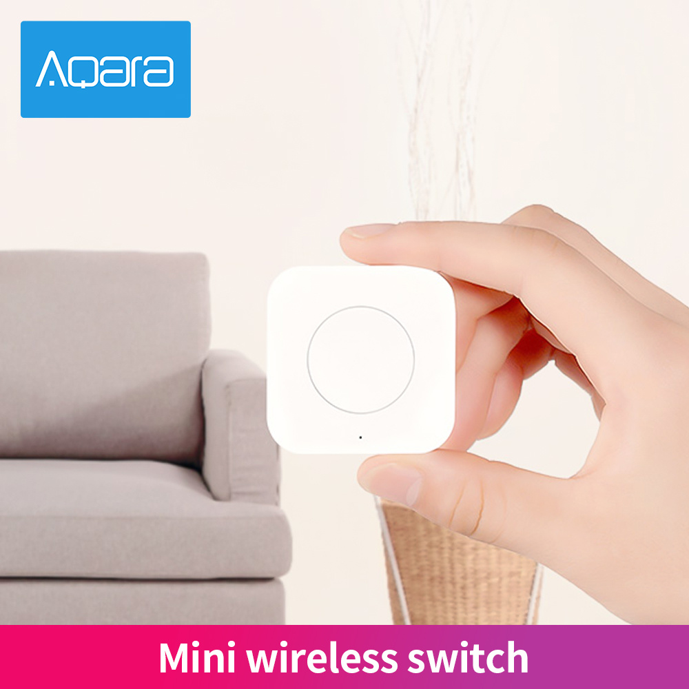 Aqara 스마트 홈 센서 무선 미니 스위치 지그비 단 - Xiaomi Hub Mijia Hub 리뷰 및 가격