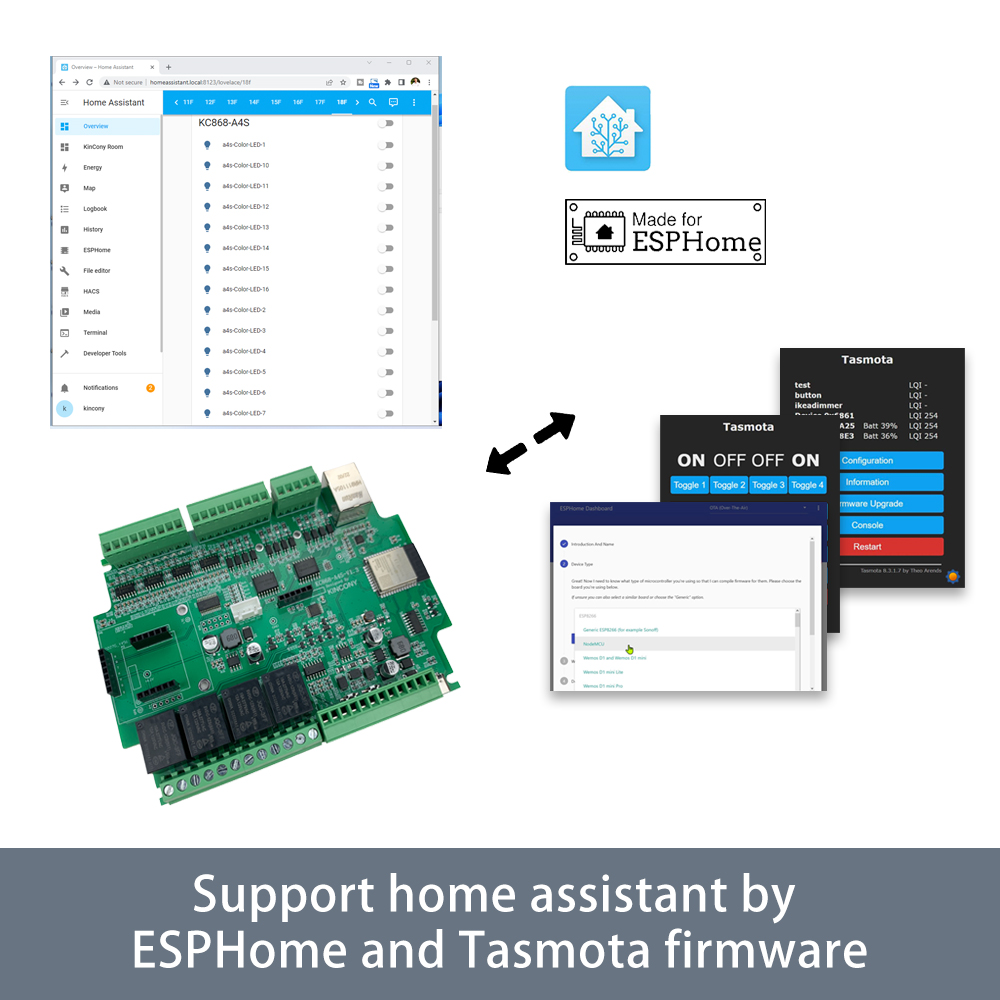 KC868-A4S ESP32 ESPhome Tasmot - Smart Home Mqtt 리뷰 및 가격