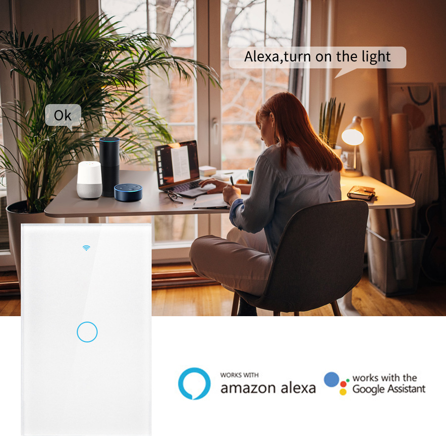RF433 1/2/3/4 갱 US WiFi 스마트 벽  - Alexa Compatible Bulb 리뷰 및 가격