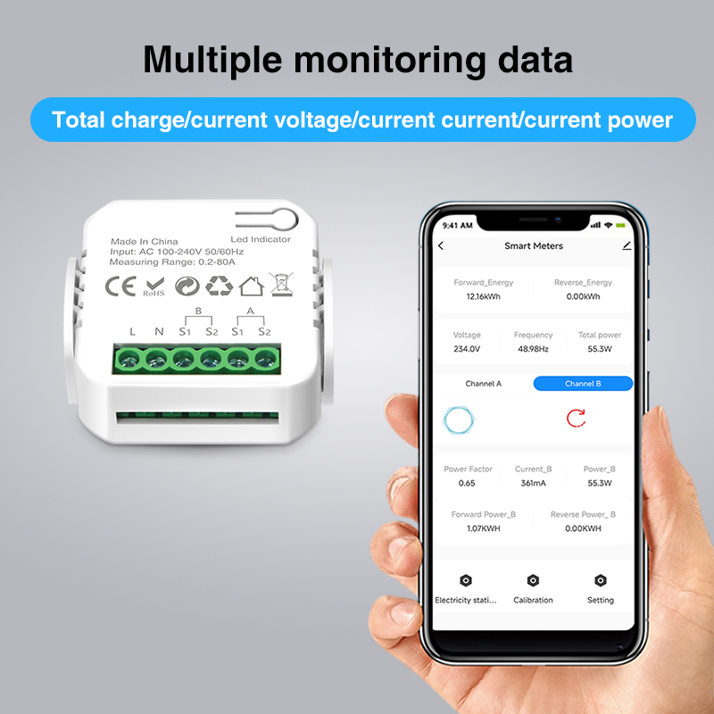 Tuya 스마트 Wifi 지능형 에너지 미터 태양 광  - Smart Home Ikea 리뷰 및 가격
