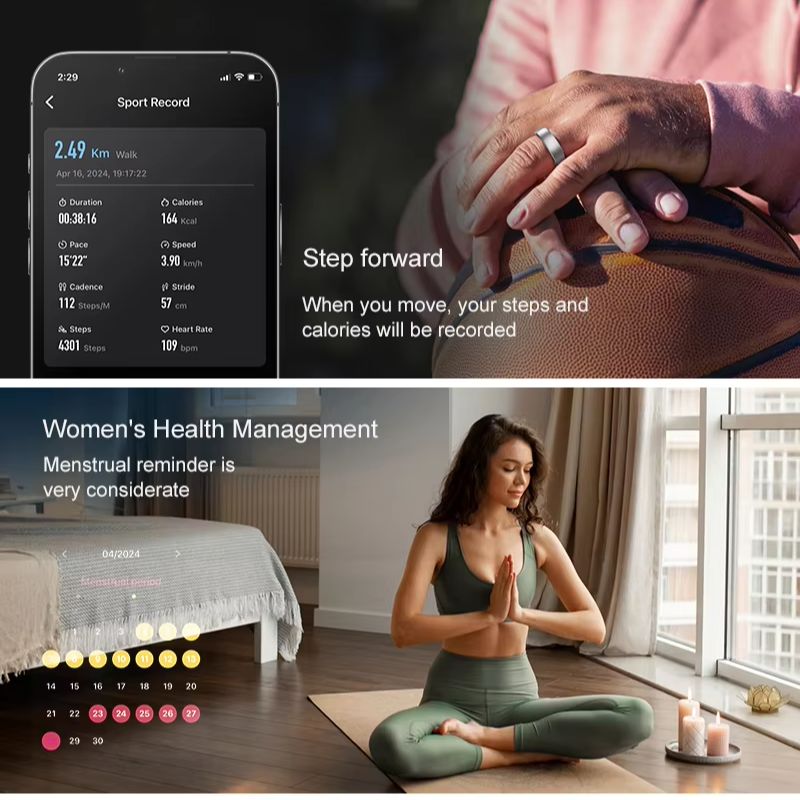 스마트 링 남녀공용, 심박수 및 혈중 산소 모니터링,  - Smart Home Trainer 리뷰 및 가격