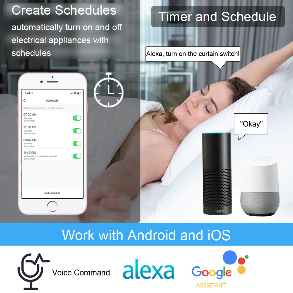 투야 스마트 라이프 EU 와이파이 롤러 셔터 커튼 스위 - Smart Home Blinds 리뷰 및 가격