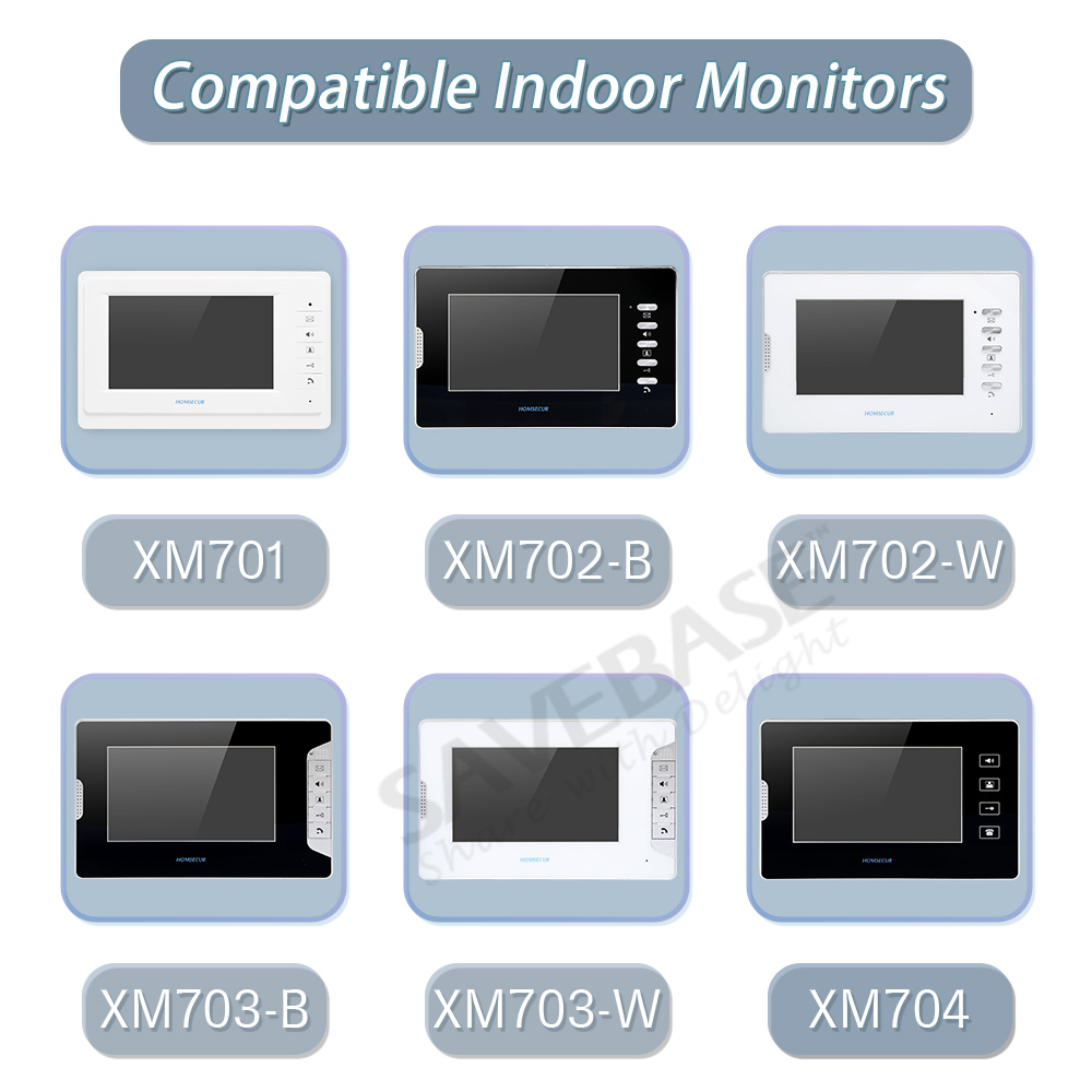 XC061-6 HOMSECUR HDS 6-아파트 비디오 - Video Doorbell 리뷰 및 가격