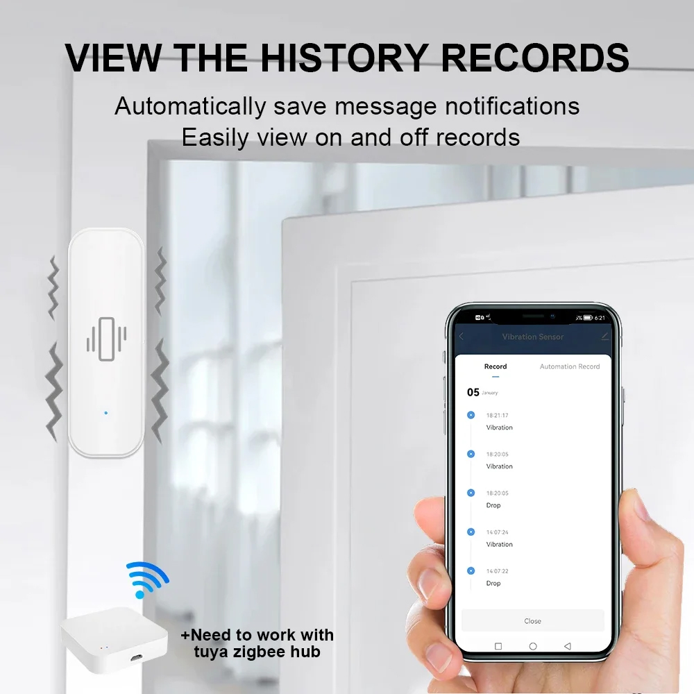 스마트 ZigBee 진동 센서 앱 모니터 홈 보안 보호 - Smart Home Ikea 리뷰 및 가격