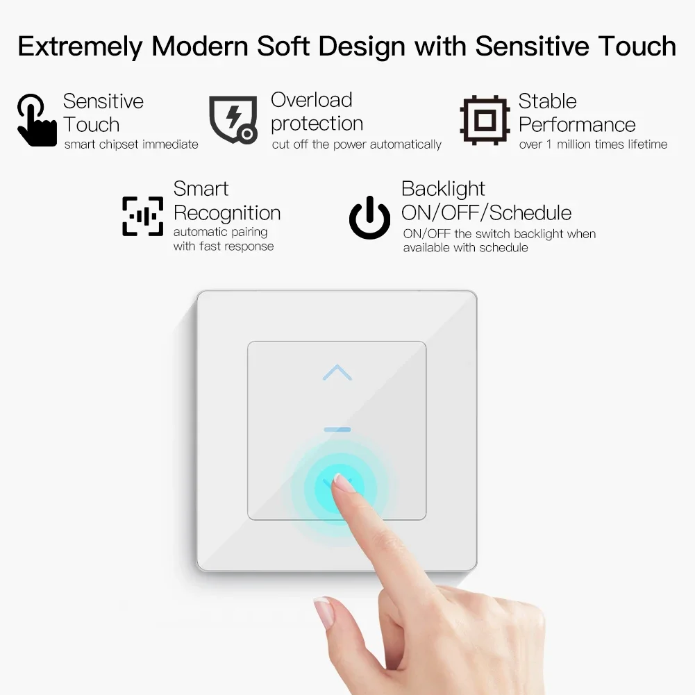 모스 터치 디자인 와이파이 스마트 커튼 스위치 (모터식 - Smart Home Blinds 리뷰 및 가격