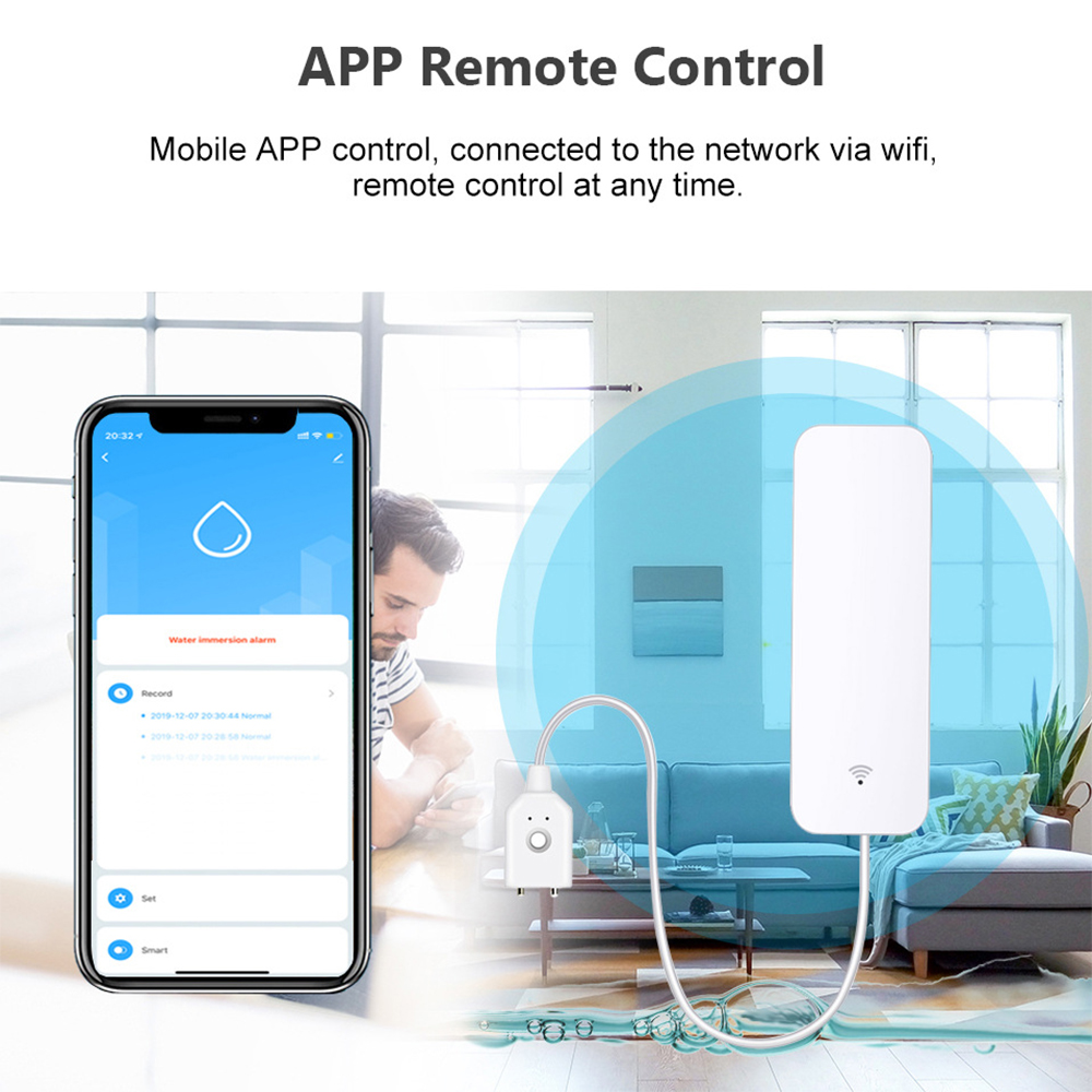 Tuya WiFi 누수 센서, 누수 감지기, Smart - Smart Home Ikea 리뷰 및 가격