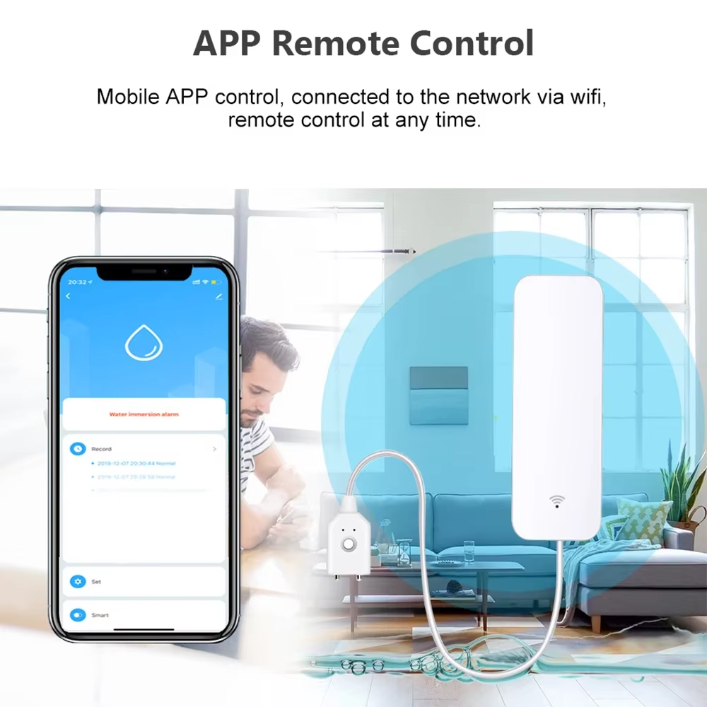 ZigBee WiFi 누수 센서 홍수 누출 경보 감지기 - Smart Home Ikea 리뷰 및 가격