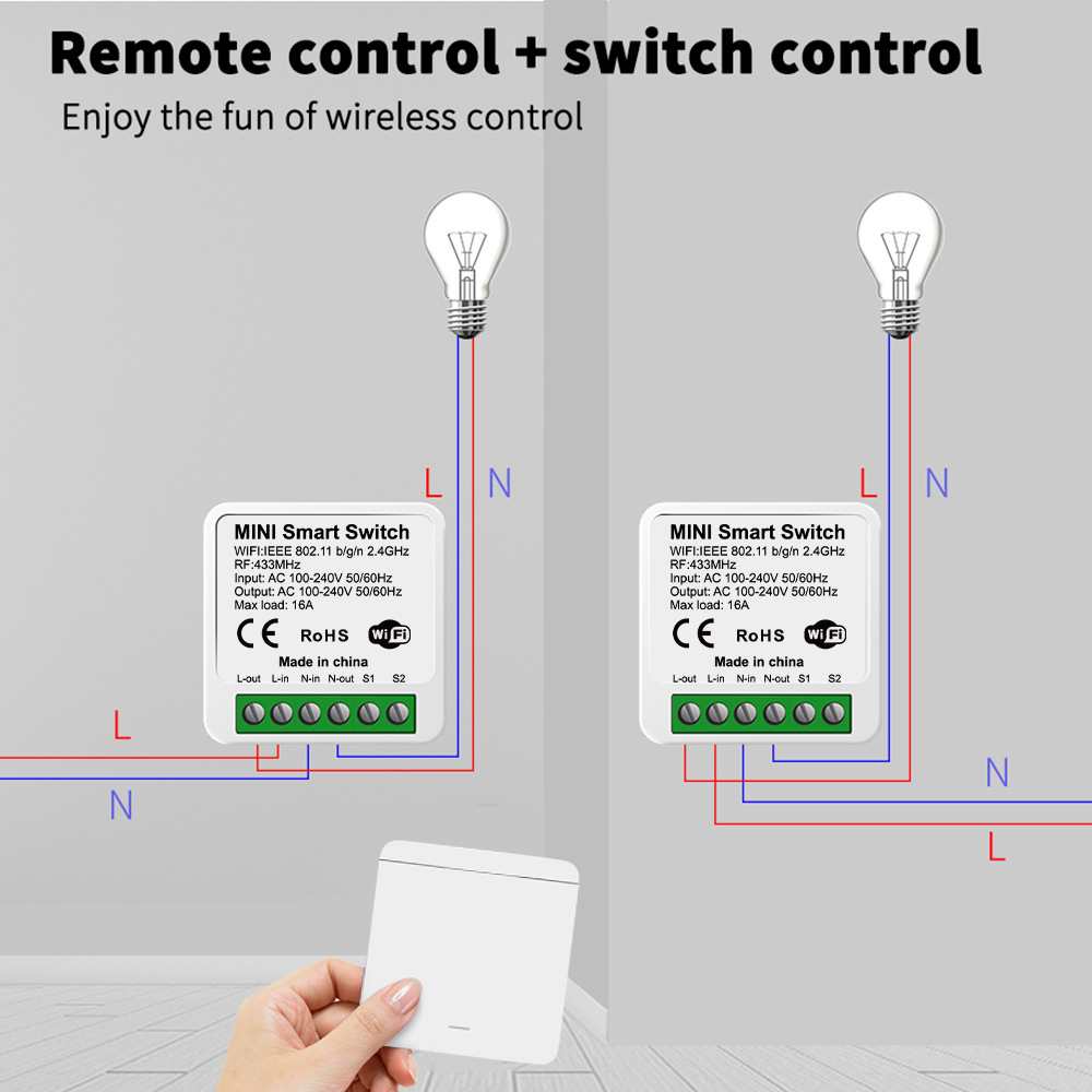 투야 와이파이 스마트 조명 스위치 스마트 홈 무선 RF - Smart Home Ikea 리뷰 및 가격