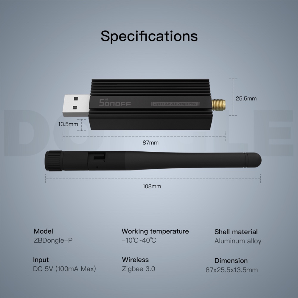 SONOFF 지그비 게이트웨이 3.0 ZBDongle- - Smart Home Mqtt 리뷰 및 가격