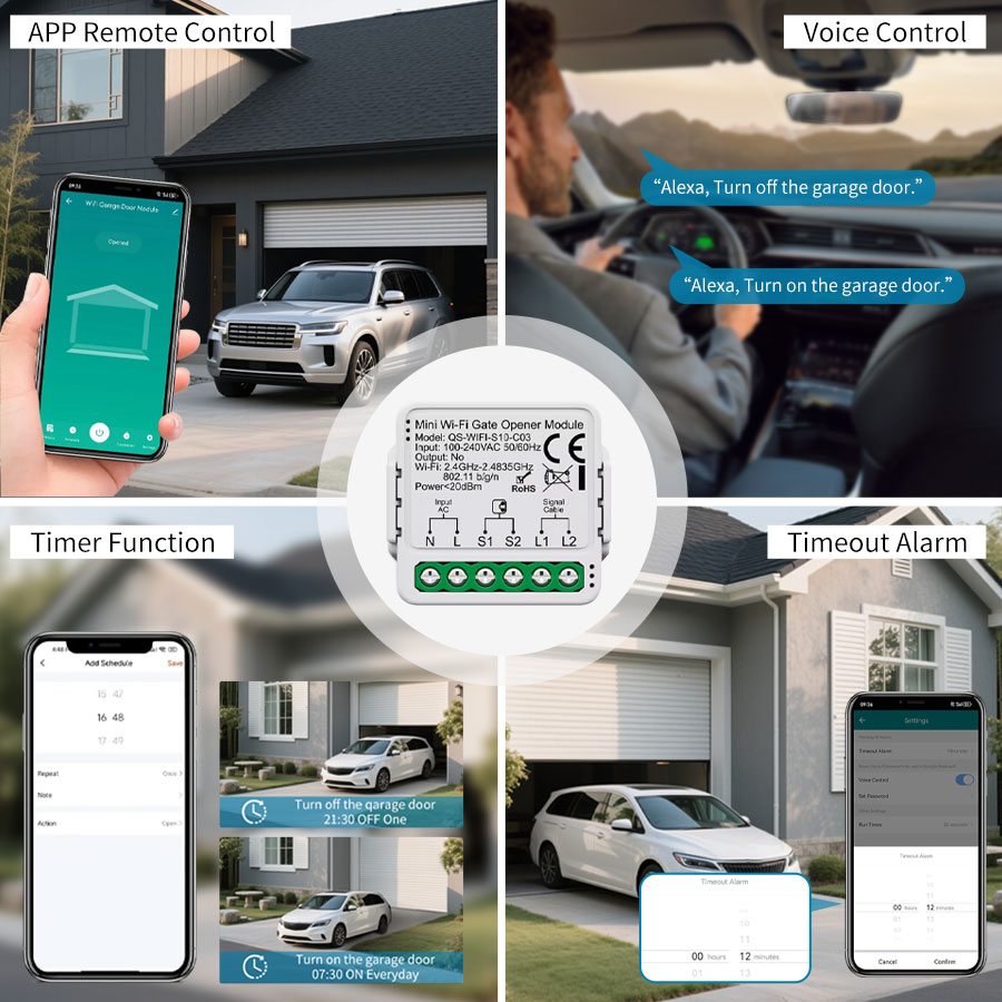 투야 스마트 와이파이 또는 지그비 차고 문 개폐기 컨트 - Smart Home Matter 리뷰 및 가격