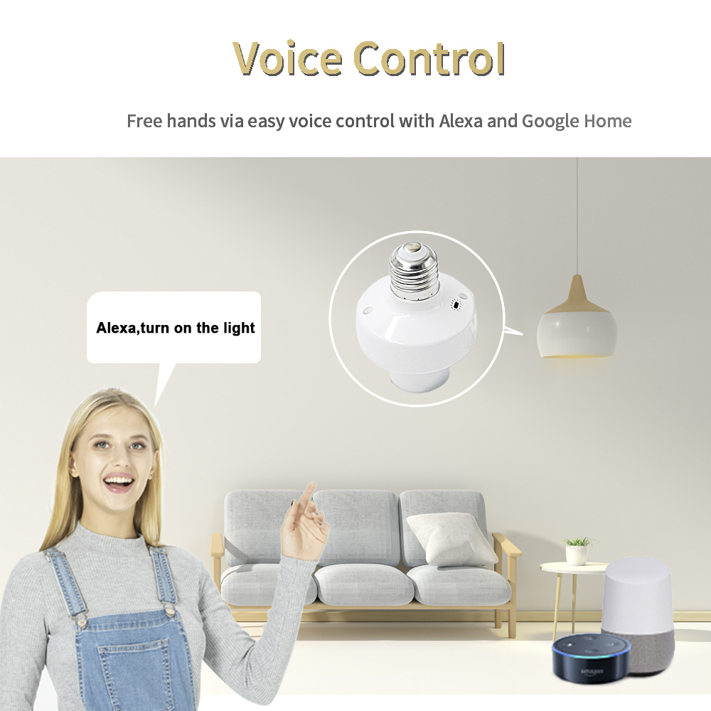 EWelink E27 램프 홀더 원격 WiFi APP  - Voice Control Light Bulb 리뷰 및 가격