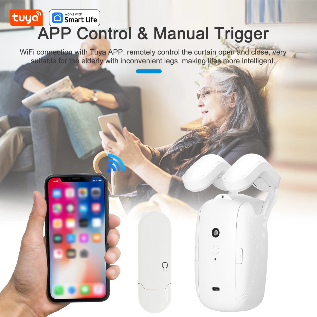 1/2개 투야 스마트 와이파이 커튼 로봇 (허브 포함  - Smart Home Hub Ikea 리뷰 및 가격