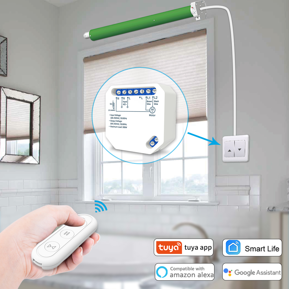 Tuya 스마트 라이프 커튼 스위치 모듈 원격 제어 블 - Smart Home Blinds 리뷰 및 가격