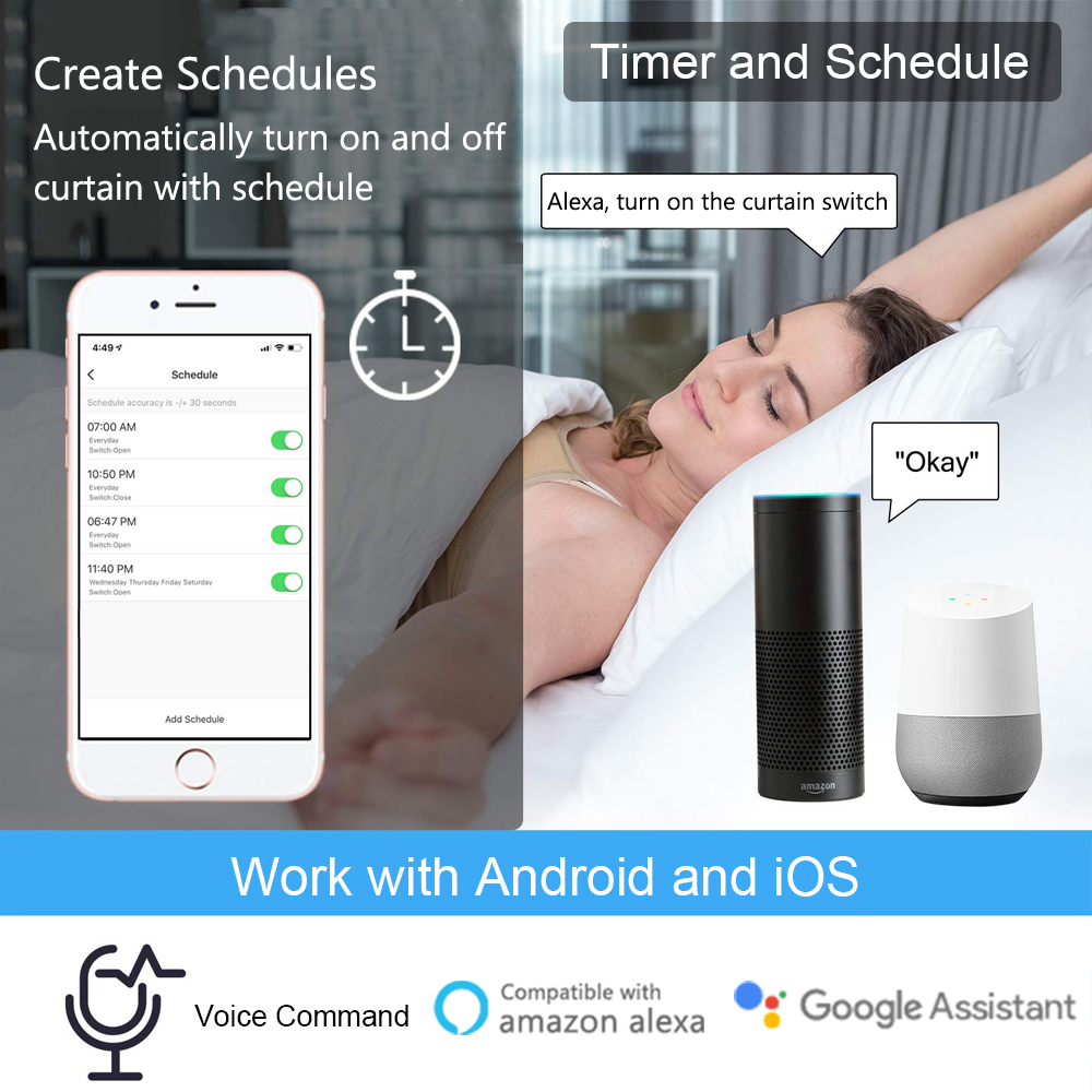 Tuya 스마트 라이프 커튼 스위치 모듈 원격 제어 블 - Smart Home Blinds 리뷰 및 가격