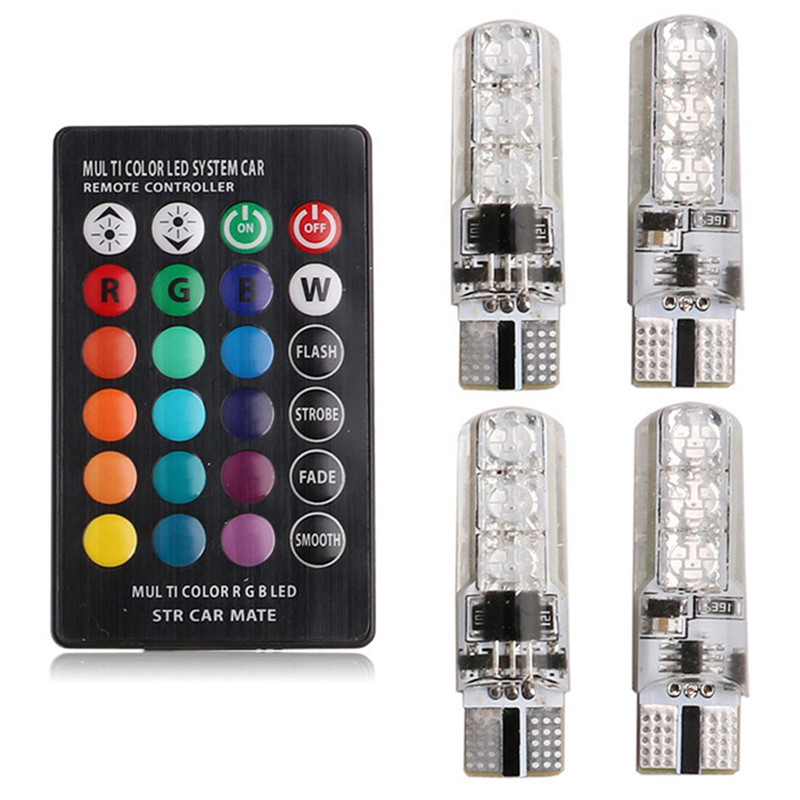 4개입 자동차 신호등 분위기등 T10 5050 6SMD - Voice Control Light Bulb 리뷰 및 가격
