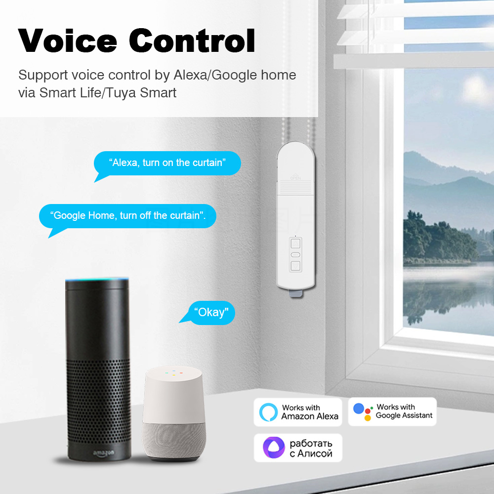 투야 지그비 스마트 커튼 모터, 롤러 셔터 블라인드 D - Smart Home Features 리뷰 및 가격