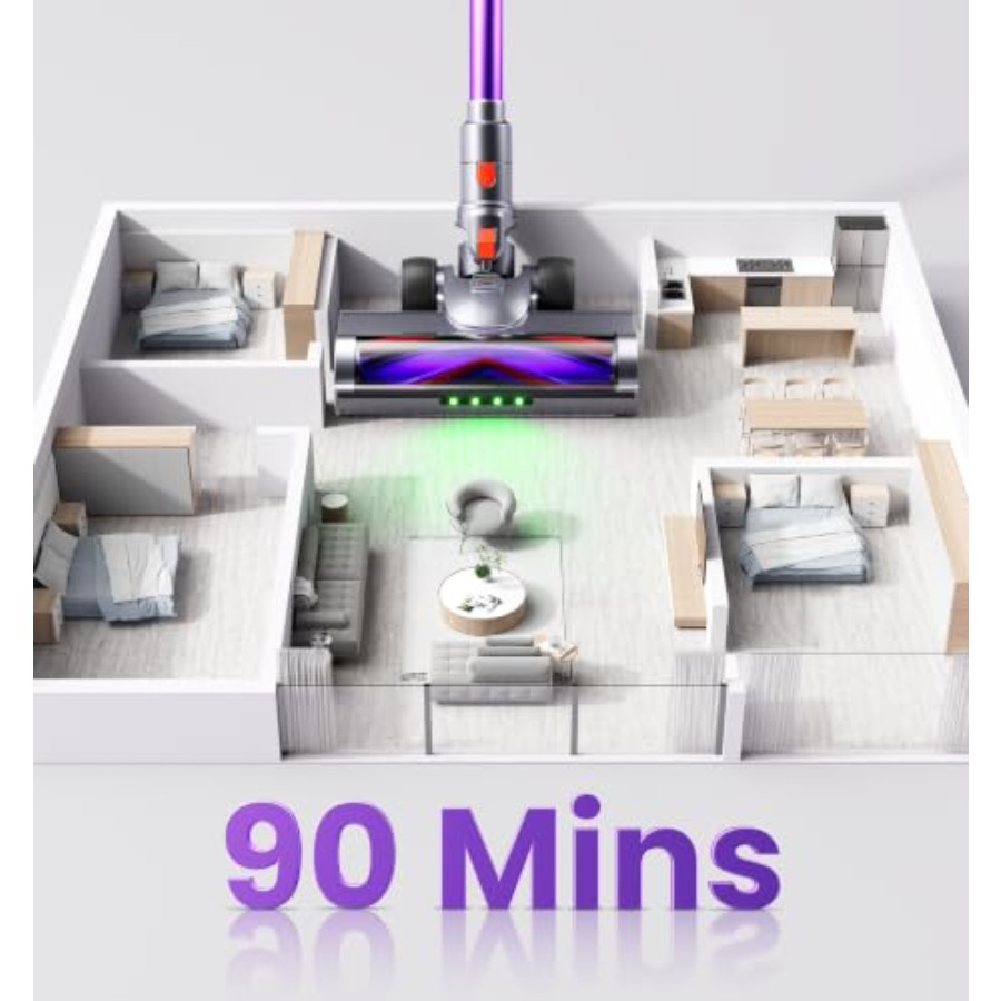 가정용 무선 진공청소기, ABS 플라스틱, 블랙, 65 - Smart Home Uses 리뷰 및 가격