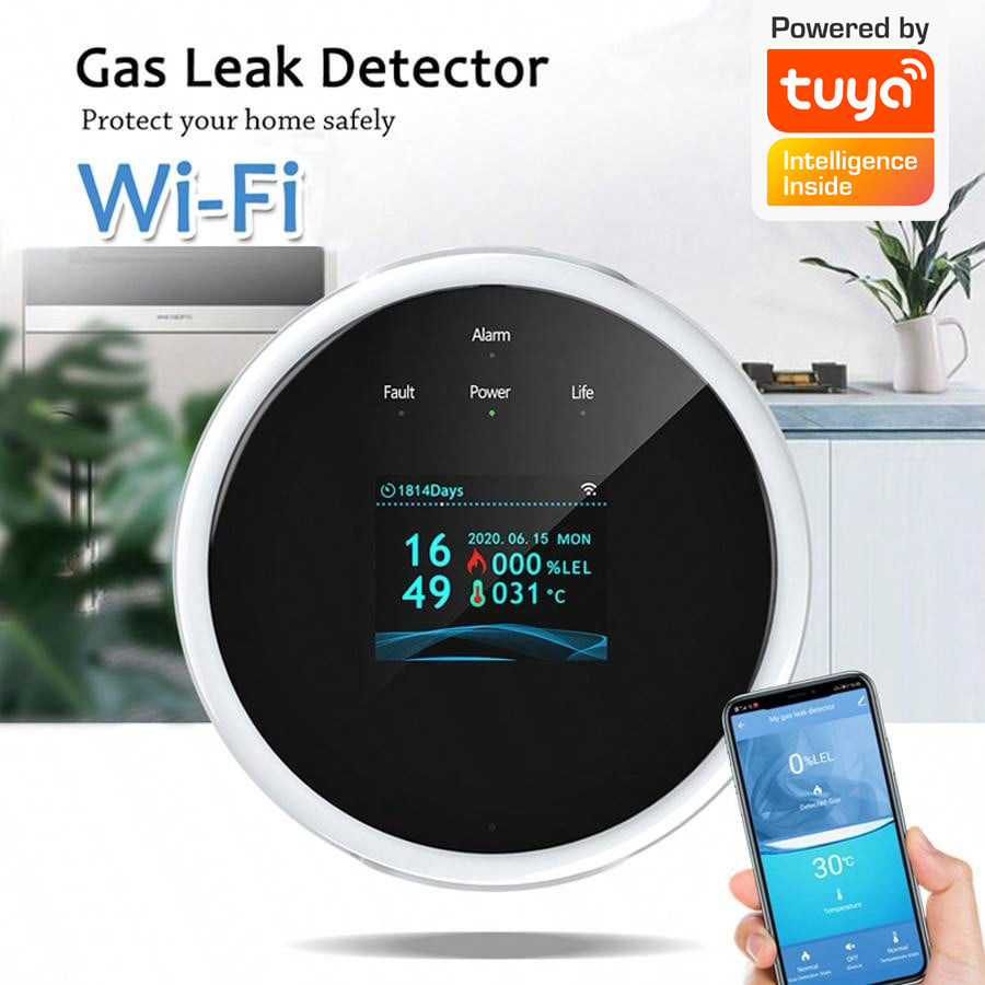 2.4G WiFi 가스 경보 센서 가연성 가스 감지기는 - Smart Home Ikea 리뷰 및 가격