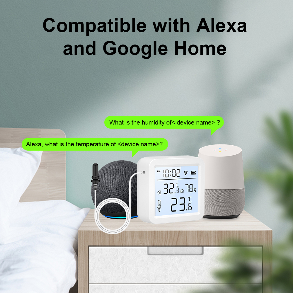 외부 프로브가 있는 WiFi 습도 온도 센서, 실내/실 - Smart Home For Living 리뷰 및 가격