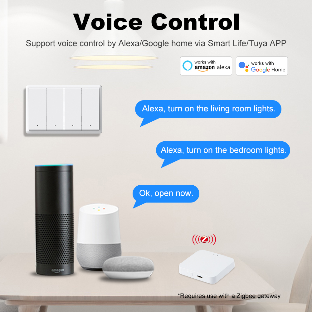 MANHOT ZigBee3.0 스마트 스위치 중성선 없 - Smart Home Ikea 리뷰 및 가격