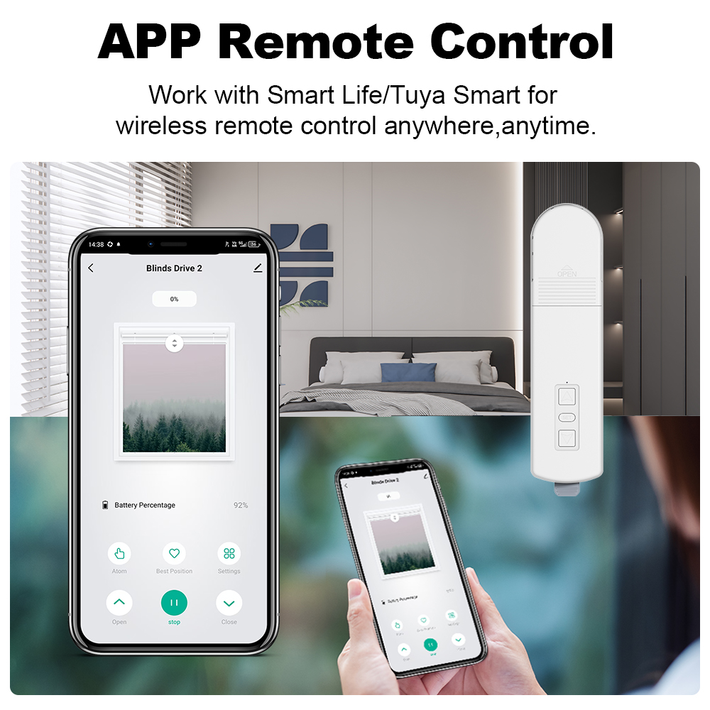 MANHOT WiFi/Zigbee 스마트 롤러 블라인드 - Smart Home Blinds 리뷰 및 가격