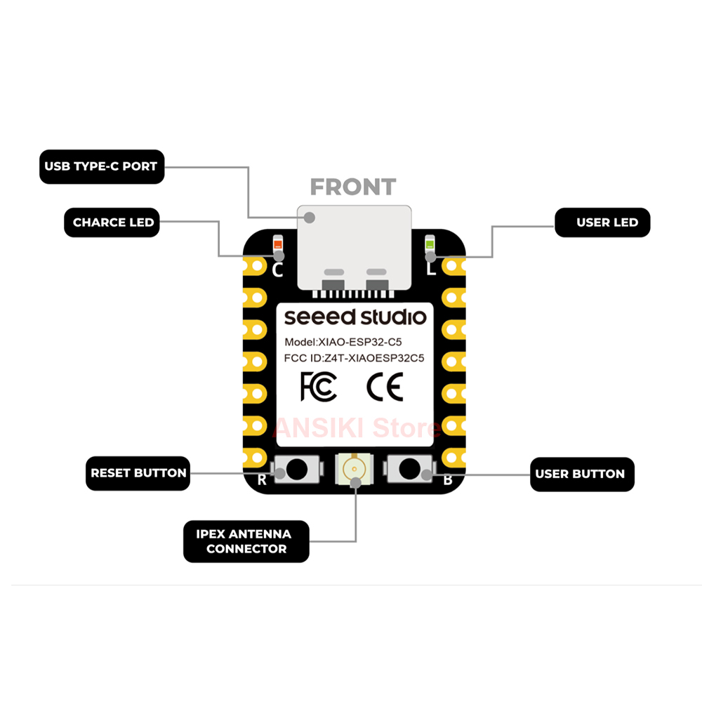 seeed studio XIAO ESP32-C5 최초의 - Smart Home Mqtt 리뷰 및 가격